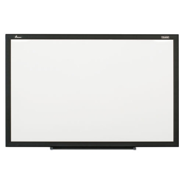 Picture of 7110016511292 SKILCRAFT Quartet Magnetic Steel Dry Erase Board, 60 x 36, White Surface, Black Aluminum Frame
