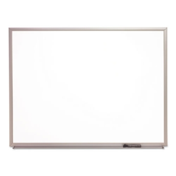 Picture of 7110016511295 SKILCRAFT Quartet Magnetic Dry Erase Board, 72 x 48, White Surface, Silver Brushed Aluminum Frame