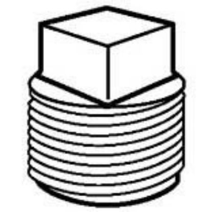 Picture of STZ INDUSTRIES 350P-212 PLUG SQ HEAD 2-1/2" BLK (EA)