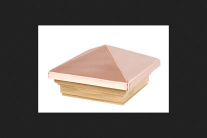 Picture of WADDELL MANUFACTURING CO. 220 POST CAP COPR PYRAMID4X4 (EA)