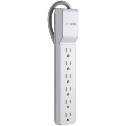 Picture of BELKIN - POWER BE106000-2.5 6OUT SURGE PROTECTR 2.5FT CORD HOME/OFFICE SURGE PROTECTOR (EA)