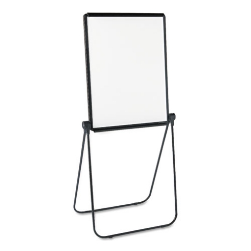 Picture of Ultima Presentation Easel, 27 x 34, White Surface, Black Metal Frame