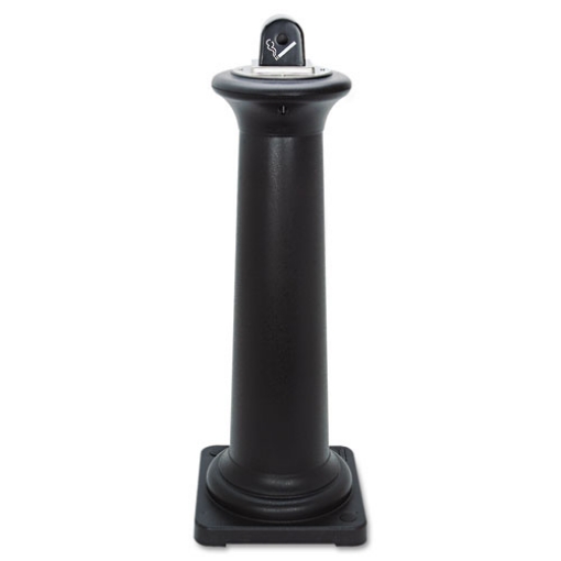 Picture of GROUNDSKEEPER TUSCAN RECEPTACLE, 22.05 GAL, 13 DIA X 38.38H, BLACK
