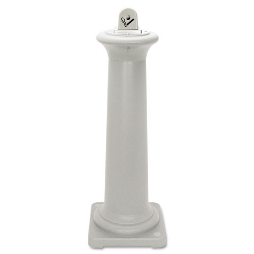 Picture of GROUNDSKEEPER TUSCAN RECEPTACLE, 22.05 GAL, 13 DIA X 38.38H, SANDSTONE