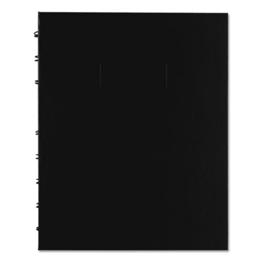 Picture of NotePro Quad Notebook, Data/Lab-Record Format with Narrow and Quadrille Rule Sections, Black Cover, (96) 9.25 x 7.25 Sheets