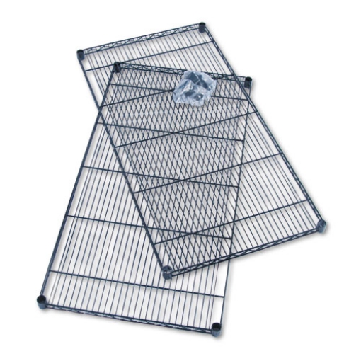 Picture of Industrial Wire Shelving Extra Shelf Pack, 48w X 24d, Black, 2/carton