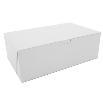 Picture of white one-piece non-window bakery boxes, 10.75 x 6.75 x 3.63, white, paper, 250/carton