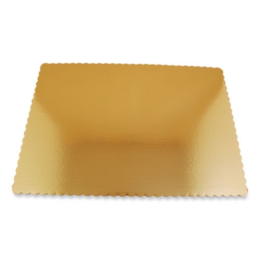 Picture of gold cake pads, 25.5 x 17.5, gold, paper, 25/carton