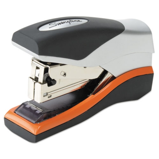 Picture of Optima 40 Compact Stapler, 40-Sheet Capacity, Black/silver/orange