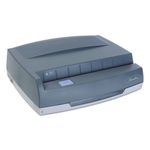 Picture of 50-Sheet 350md Electric Three-Hole Punch, 9/32" Holes, Gray