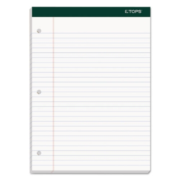 Picture of Double Docket Ruled Pads, Wide/legal Rule, 100 White 8.5 X 11.75 Sheets, 6/pack