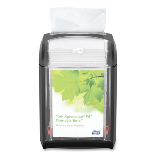 Picture of Xpressnap Fit Napkin Dispenser, Tabletop, 4.4 x 5.6 x 6.7, Black