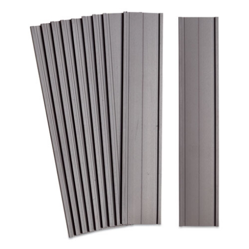 Picture of Magnetic Card Holders, 6 X 1, Black, 10/pack