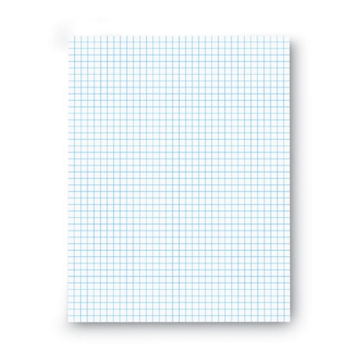 Picture of Quadrille-Rule Glue Top Pads, Quadrille Rule (4 Sq/in), 50 White 8.5 X 11 Sheets, Dozen