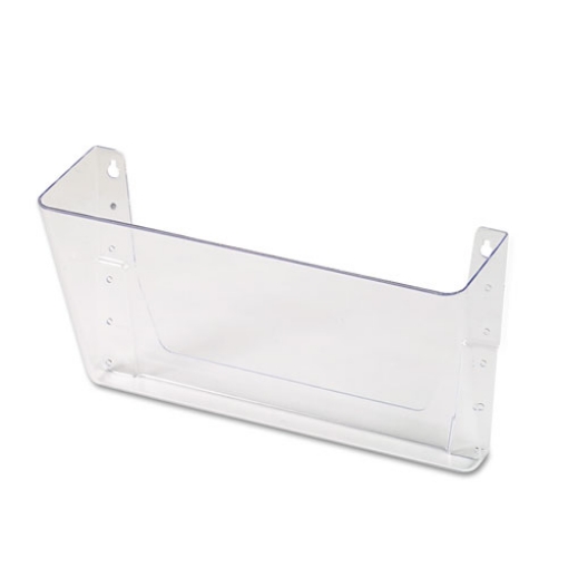 Picture of Wall Files, Letter Size, 13" x 4" x 7", Clear