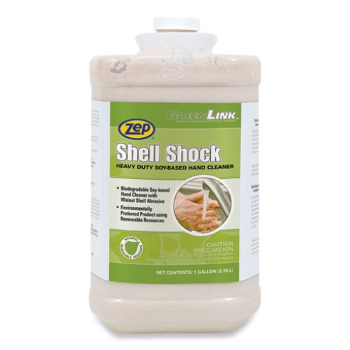 Picture of Shell Shock Heavy Duty Soy-Based Hand Cleaner, Cinnamon, 1 Gal Bottle, 4/carton