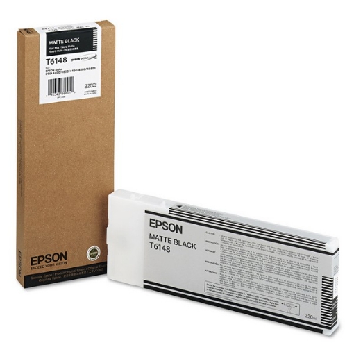 Picture of Epson T614800 Matte Black UltraChrome K3 Ink Cartridge (220 ml)