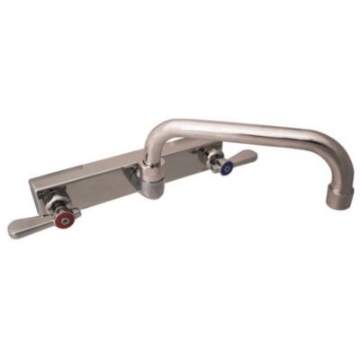 Picture of Evolution Splash Mount Stainless Steel Faucet, 4.63" Height, 8" Reach, Stainless Steel, Ships in 4-6 Business Days
