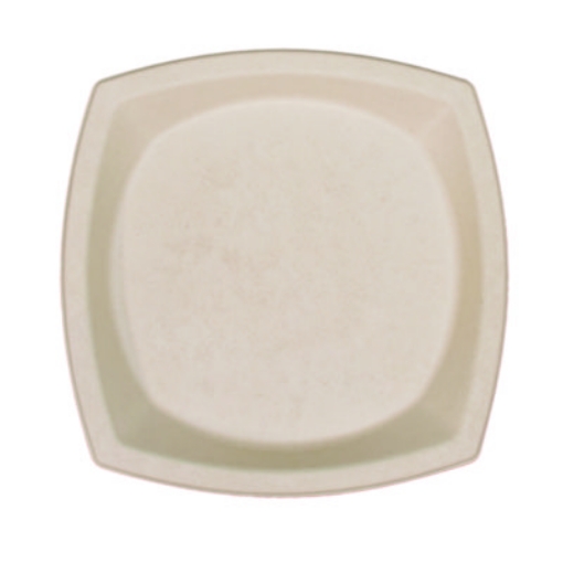 Picture of Compostable Fiber Dinnerware, ProPlanet Seal, Plate, 10 x 10, Tan, 500/Carton
