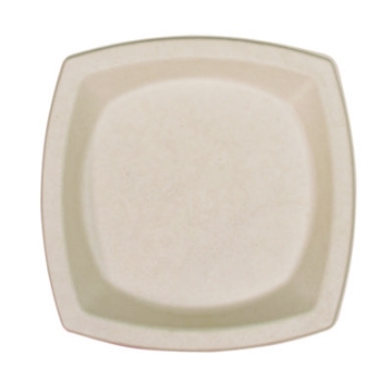 Picture of Compostable Fiber Dinnerware, ProPlanet Seal, Plate, 8.25 x 8.25, Tan, 500/Carton