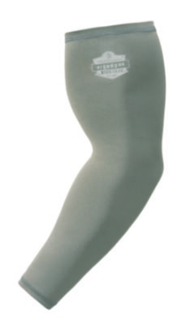 Picture of Chill-Its 6690 Performance Knit Cooling Arm Sleeve, Polyester/Spandex, Large, Gray, Pair