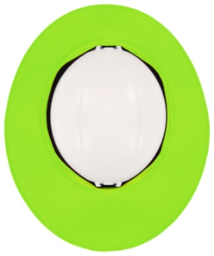 Picture of Chill-Its 6661 Universal Hard Hat Brim with Neck Shade, Lime, Ships in 1-3 Business Days