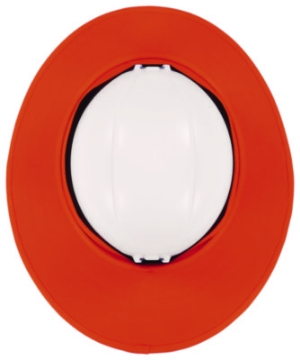 Picture of Chill-Its 6661 Universal Hard Hat Brim with Neck Shade, Orange, Ships in 1-3 Business Days