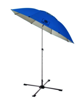 Picture of SHAX 6199 Lightweight Work Umbrella and Stand Kit, 90" Span, 92" Long, Blue Canopy, Ships in 1-3 Business Days