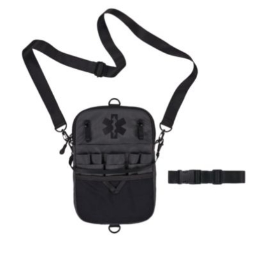 Picture of Arsenal 5717 Convertible Nurse Belt Bag, 10 Compartments, 7 x 10, Nylon, Black, Ships in 1-3 Business Days