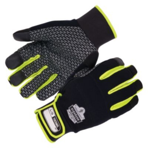 Picture of ProFlex 850 Insulated Freezer Gloves, Black, 3X-Large, Pair, Ships in 1-3 Business Days