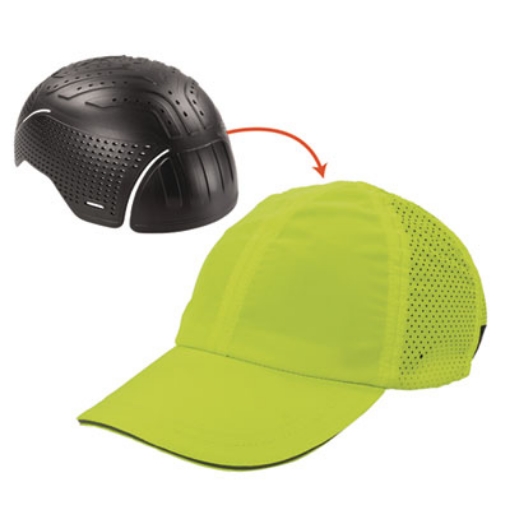 Picture of Skullerz 8947 Lightweight Baseball Hat and Bump Cap Insert, Medium/Large, Lime, Ships in 1-3 Business Days