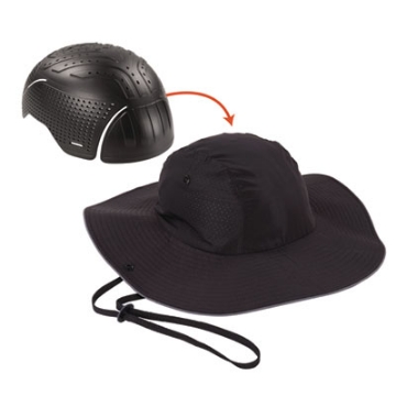 Picture of Skullerz 8957 Lightweight Ranger Hat and Bump Cap Insert, Medium/Large, Black, Ships in 1-3 Business Days