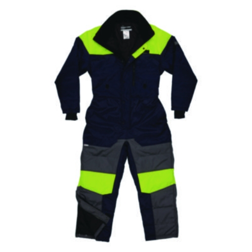 Picture of N-Ferno 6475 Insulated Freezer Coverall, X-Large, Navy, Ships in 1-3 Business Days