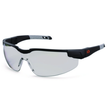 Picture of Skullerz DELLENGER Anti-Fog Safety Glasses w/Adj Temples,Black Frame,Indoor/Outdoor Polycarbonate Lens, Ships in 1-3 Bus Days