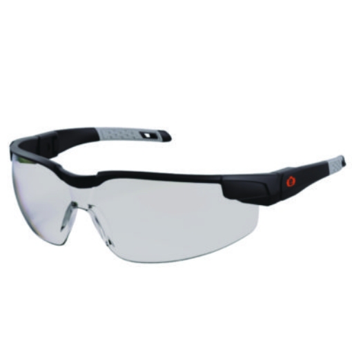 Picture of Skullerz DELLENGER Anti-Scratch/Enhanced Anti-Fog Safety Glasses w/Adj Temples, Black Frame, Poly Lens, Ships in 1-3 Bus Days