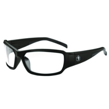 Picture of Skullerz THOR Anti-Scratch and Enhanced Anti-Fog Safety Glasses, Black Frame, Clear Polycarbonate Lens, Ships in 1-3 Bus Days