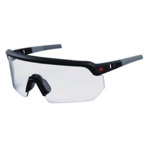 Picture of Skullerz AEGIR Anti-Scratch/Enhanced Anti-Fog Safety Glasses, Black Frame, Clear Polycarbonate Lens, Ships in 1-3 Bus Days