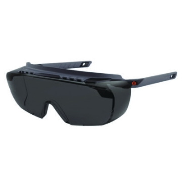 Picture of Skullerz OSMIN Safety Glasses, Matte Black Polycarbonate Frame, Smoke Polycarbonate Lens, Ships in 1-3 Business Days