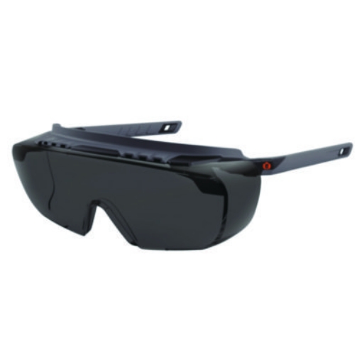 Picture of Skullerz OSMIN Safety Glasses, Matte Black Polycarbonate Frame, Smoke Polycarbonate Lens, Ships in 1-3 Business Days