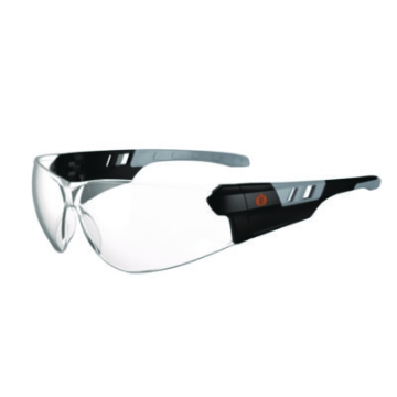 Picture of Skullerz SAGA Anti-Scratch/Enhanced Anti-Fog Safety Glasses, Matte Black Frameless, Clear Polycarb Lens,Ships in 1-3 Bus Days