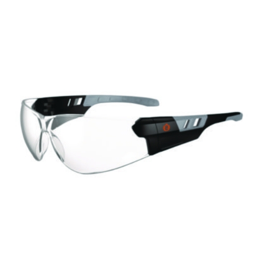Picture of Skullerz SAGA Anti-Scratch/Enhanced Anti-Fog Safety Glasses, Matte Black Frameless, Clear Polycarb Lens,Ships in 1-3 Bus Days