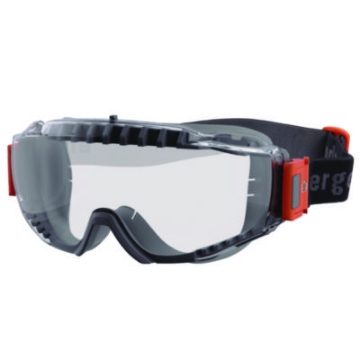 Picture of Skullerz MODI OTG Anti-Scratch/Enhanced Anti-Fog Safety Goggles with Elastic Strap, Clear Lens, Ships in 1-3 Business Days