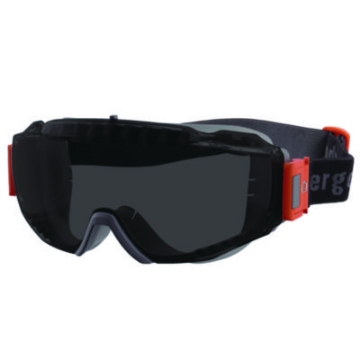 Picture of Skullerz MODI OTG Anti-Scratch/Enhanced Anti-Fog Safety Goggles with Elastic Strap, Smoke Lens, Ships in 1-3 Business Days