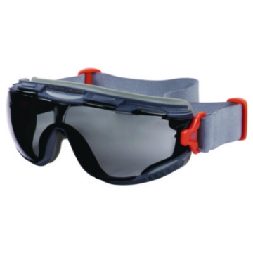 Picture of Skullerz ARKYN Anti-Scratch and Enhanced Anti-Fog Safety Goggles with Neoprene Strap, Smoke, Ships in 1-3 Business Days