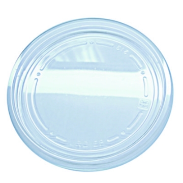 Picture of Flat Plug Fit Plas Cntnr  Lid F/8-32Oz Cle 10/50