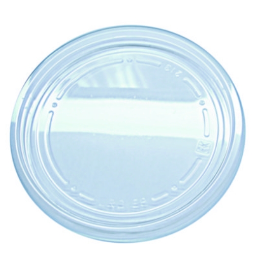 Picture of Flat Plug Fit Plas Cntnr  Lid F/8-32Oz Cle 10/50
