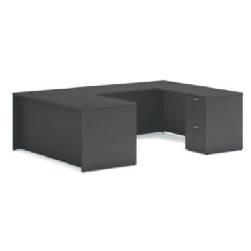 Picture of Mod U-Station Bundle, 66" x 96" x 29", Slate Teak, Ships in 7-10 Business Days