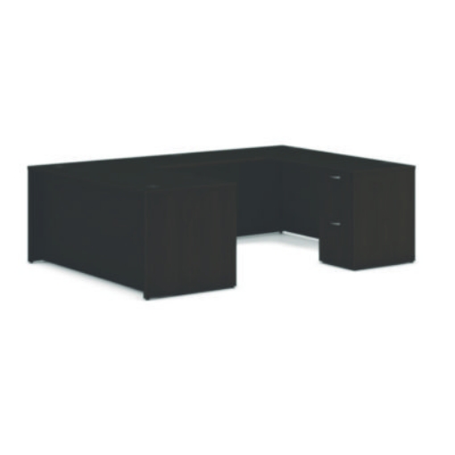 Picture of Mod U-Station Bundle, 66" x 96" x 29", Java Oak, Ships in 7-10 Business Days