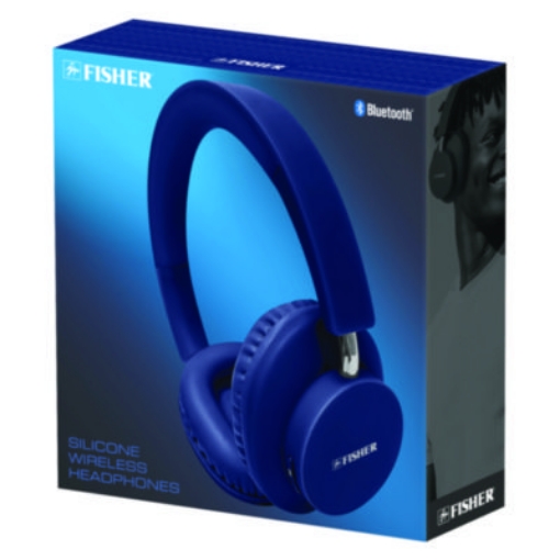 Picture of Silicone Wireless Headphones, Blue