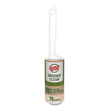 Picture of Greener Clean Lint Roller, 4" x 29.4 ft, 70 Sheets/Roll, 2/Pack